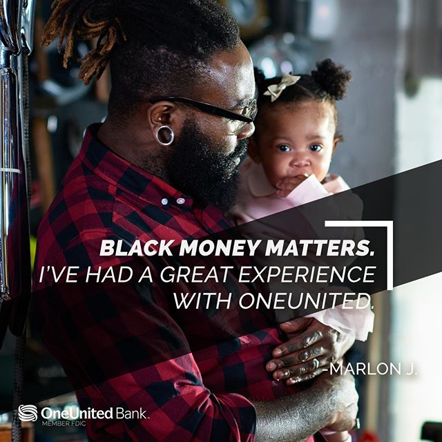 Black money matters. I&#039;ve had a great experience with OneUnited.