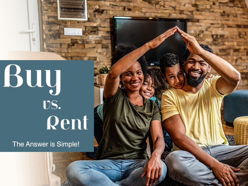 Buy vs Rent - The Answer is Simple!